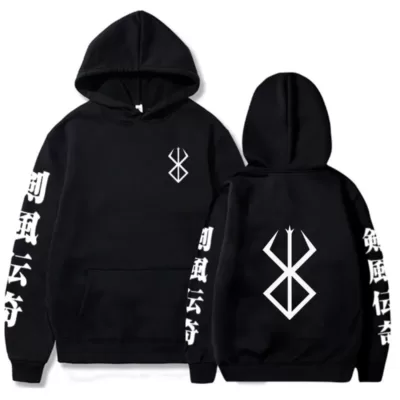 Berserk Hoodies- Berserk Long Sleeves Printed Hoodie